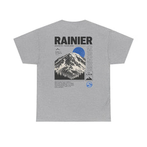 Mt. Rainier Graphic Tee — Cascade Mountains Vintage Adventure T-Shirt